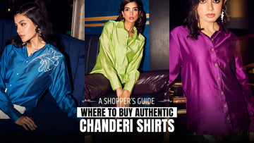 Where-to-Buy-Authentic-Chanderi-Shirts-A-Shopper-s-Guide The House of Indu
