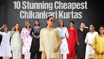 10 Stunning Cheapest Chikankari Kurtas You Can't Miss - The House of Indu