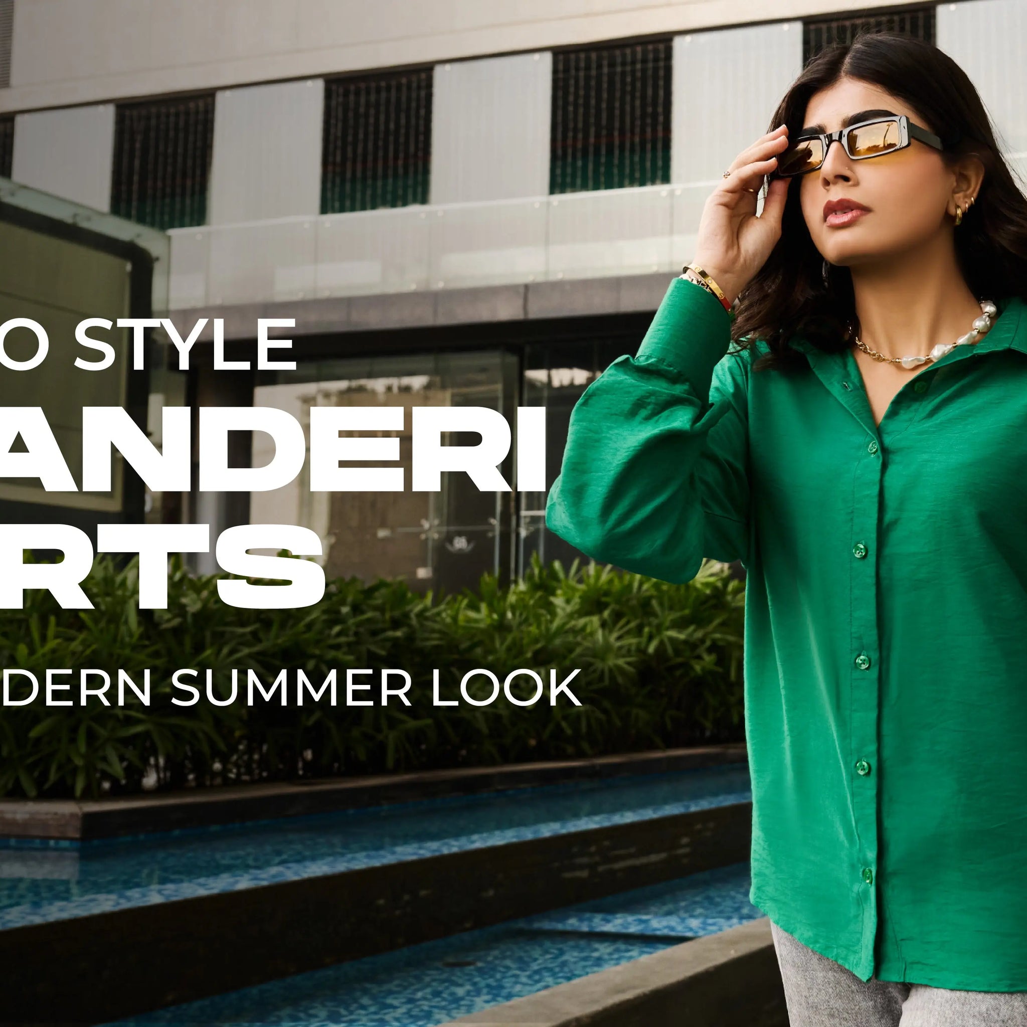 How-to-Style-Chanderi-Shirts-for-a-Modern-Summer-Look The House of Indu