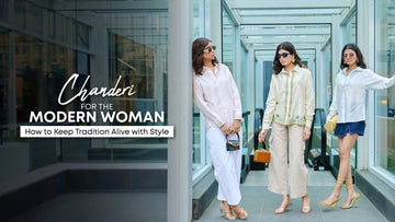 Chanderi for the Modern Woman: Blending Tradition with Contemporary Style - The House of Indu