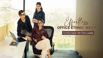 Effortless Office Ethnic Wear: Comfortable Yet Chic Looks - The House of Indu