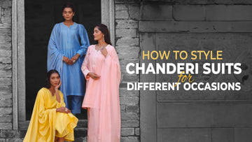 How to Style Chanderi Suits for Different Occasions - The House of Indu
