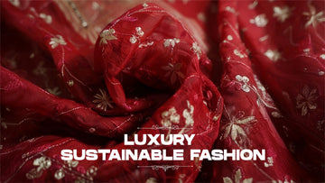 Sustainable Style Spotlight: Why Chanderi Fabric Leads the Way - The House of Indu