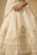 Golden Designer Lehenga Set with Dupatta - The House of Indu