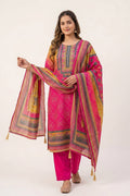 Multicolor Polyester Straight Kurta Set with Dupatta for Women - The House of Indu