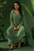 Viscose Chikankari Kurta Set with Palazzo & Dupatta The House of Indu