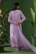 Viscose Chikankari Suit Set with Palazzo & Dupatta - The House of Indu